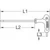 KS Tools 910.2451 9102451 Čtyřhranná rukojeť Pohon (šroubovák) 1/4 (6,3 mm) 160 mm 1 ks