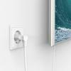Hama 00223283 napájecí síťový kabel bílá 3 m
