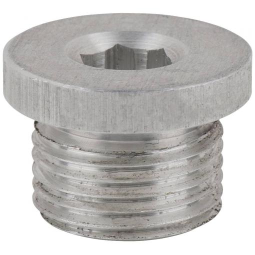 KS Tools 4301227 Výpustný šroub s vnitřním šestihranem 8 mm, M18 x 1,5 x 11 mm, sada 10 kusů