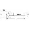 KS Tools 336.0059 3360059 záhlubník 8.3 mm ocel válcová stopka 1 ks