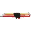 KS Tools 151.4430 inbus sada klíčů 1/16 palec, 5/64 palec, 3/32 palec, 1/8 palec, 5/32 palec, 3/16 palec, 1/4 palec, 5/16 palec, 3/8 palec 9dílná