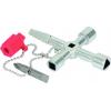 KS Tools 1301020 Univerzální klíč ke skříňovým rozvaděčům, 61mm klíč od skříňového rozvaděče zinkový tlakový odlitek 1 ks