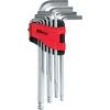 KS Tools 151.5100 inbus sada klíčů 1/16 palec, 5/64 palec, 3/32 palec, 1/8 palec, 5/32 palec, 3/16 palec, 7/32 palec, 1/4 palec, 5/16 palec, 3/8 palec 10dílná