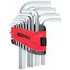 KS Tools 151.4590 inbus sada klíčů 2 mm, 2.5 mm, 3 mm, 4 mm, 5 mm, 6 mm, 7 mm, 8 mm, 10 mm, 12 mm, 14 mm, 17 mm, 19 mm 14dílná
