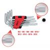 KS Tools 151.4630 XZN sada klíčů 4 mm, 5 mm, 6 mm, 8 mm, 10 mm, 12 mm, 14 mm, 16 mm, 18 mm 9dílná