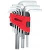 KS Tools 151.4540 inbus sada klíčů 1/16 palec, 5/64 palec, 3/32 palec, 1/18 palec, 5/32 palec, 3/16 palec, 1/4 palec, 5/16 palec, 3/8 palec 9dílná