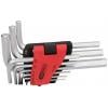 KS Tools 151.4540 inbus sada klíčů 1/16 palec, 5/64 palec, 3/32 palec, 1/18 palec, 5/32 palec, 3/16 palec, 1/4 palec, 5/16 palec, 3/8 palec 9dílná