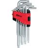 KS Tools 151.4880 TX sada klíčů T 8, T 10, T 15, T 20, T 25, T 27, T 30, T 40, T 45, T 50 10dílná