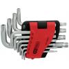 KS Tools 151.4840 TX sada klíčů TB 8, TB 10, TB 15, TB 20, TB 25, TB 27, TB 30, TB 40, TB 45, TB 50 10dílná