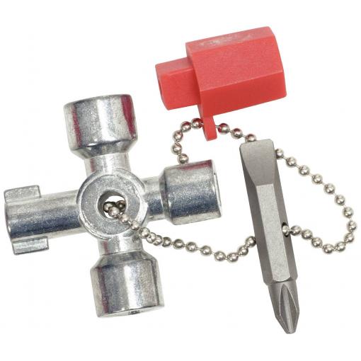 KS Tools 1301010 Mini klíč k rozvodným skříním, 42 mm klíč od skříňového rozvaděče zinkový tlakový odlitek 1 ks
