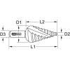KS Tools 3302371 330.2371 HSS stupňovitý vrták 1 ks