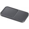 Samsung bezdrátová indukční nabíječka 15 W Wireless Charger Duo EP-P5400 EP-P5400BBEGEU Výstup USB-C® tmavě šedá