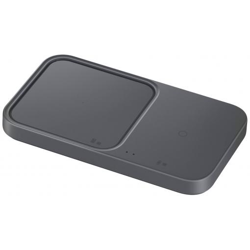 Samsung bezdrátová indukční nabíječka 15 W Wireless Charger Duo EP-P5400 EP-P5400BBEGEU Výstup USB-C® tmavě šedá