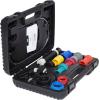 KS Tools 150.2065 Univerzální servisní sada pro diagnostiku chladicícho systému, 12 ks