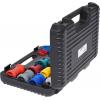 KS Tools 150.2065 Univerzální servisní sada pro diagnostiku chladicícho systému, 12 ks