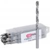 KS Tools 3302050 HSS-G sada spirálových vrtáku do kovu, 5 mm, 10 ks