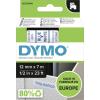 páska do štítkovače DYMO D1 45014 polyester Barva pásky: bílá Barva písma:modrá 12 mm 7 m