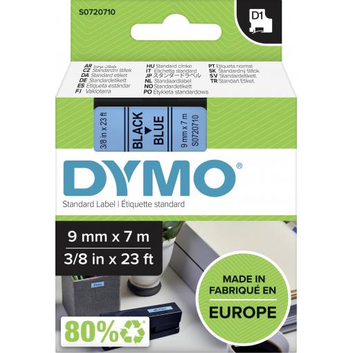páska do štítkovače DYMO D1 40916 polyester Barva pásky: modrá Barva písma:černá 9 mm 7 m