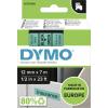 páska do štítkovače DYMO D1 45019 polyester Barva pásky: zelená Barva písma:černá 12 mm 7 m