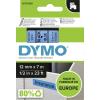 páska do štítkovače DYMO D1 45016 polyester Barva pásky: modrá Barva písma:černá 12 mm 7 m