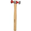 KS Tools 140.2135 Standardní kladivo karoserie, kulaté, hranaté, vyklenuté, 325 mm