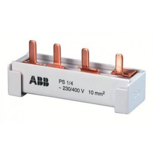 ABB 2CDL240102R1012 PS 4/12 NN fázová lišta 4PH., 12 pinů, 10 qmm Phase busbar 10 mm² 63 A 690 V 1 ks