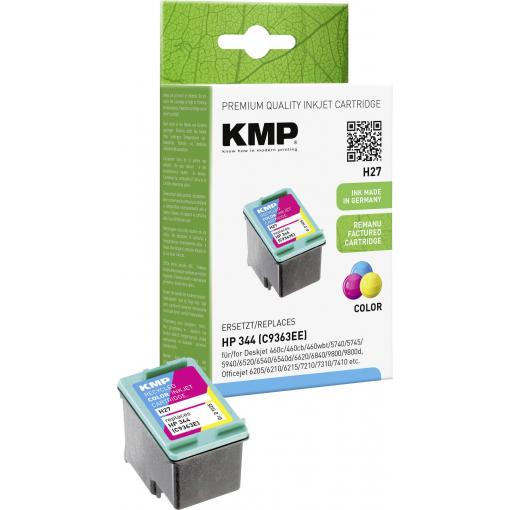 KMP Ink náhradní HP 344, C9363EE kompatibilní barva H27 1025,4344