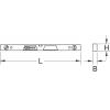 KS Tools 204.4810 2044810 elektrikářská vodováha 800 mm 0.5 mm