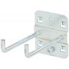 KS Tools 8600818 Dvojitý držák nářadí se svislým konci háčku, Ø 6 mm, 75 mm (Ø x d) 6 mm x 75 mm 1 ks