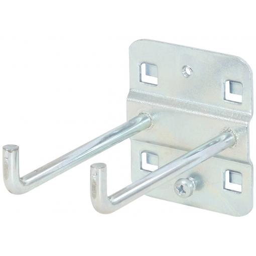 KS Tools 8600818 Dvojitý držák nářadí se svislým konci háčku, Ø 6 mm, 75 mm (Ø x d) 6 mm x 75 mm 1 ks