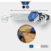 Brilliant Tools BT044009 sada klíčů T 10, T 15, T 20, T 25, T 27, T 30, T 40, T 45, T 50 9dílná