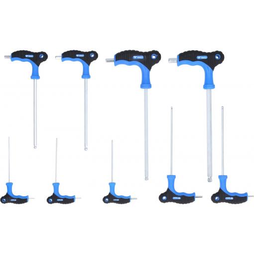 Brilliant Tools BT041100 sada klíčů 2 mm, 2.5 mm, 3 mm, 4 mm, 5 mm, 6 mm, 7 mm, 8 mm, 10 mm 9dílná