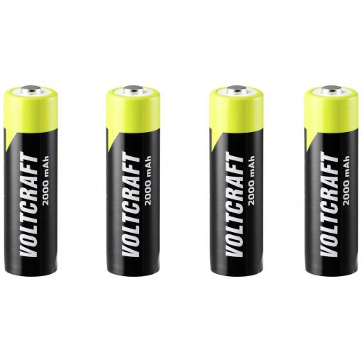 VOLTCRAFT Endurance akumulátor AA, Ni-MH, 2000 mAh, 1.2 V, 4 ks
