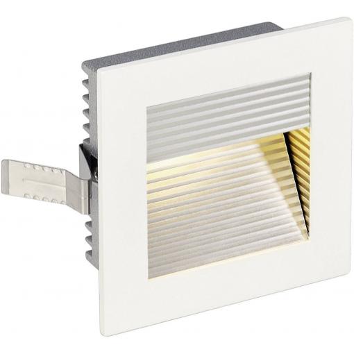 Vestavné LED svítidlo SLV Frame Curve 113292, 1 W, bílá/hliník