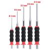 KS Tools 156.0230 Sada průbojníků, CrMo, 5 ks, válcová