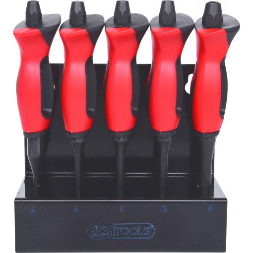 KS Tools 156.0220 Sada průbojníků s ochrannou rukojetí, 5 ks