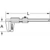 KS Tools 300.0535 Posuvné měřítko na brzdové kotouče 0 - 60 mm, 162 mm