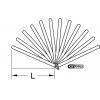 KS Tools 300.0618 Pístové výlosy, 13 listů, 0,05 - 1 mm, 200 mm dlouhé