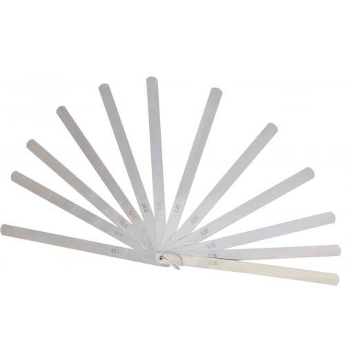 KS Tools 300.0618 Pístové výlosy, 13 listů, 0,05 - 1 mm, 200 mm dlouhé
