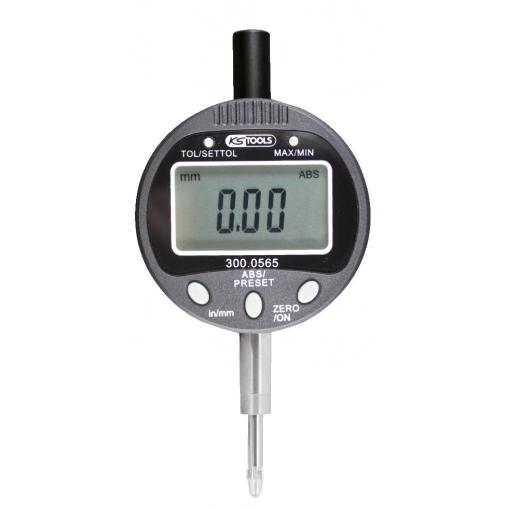 KS Tools 300.0565 Digitální přesné měřicí hodinky 0 - 10 mm
