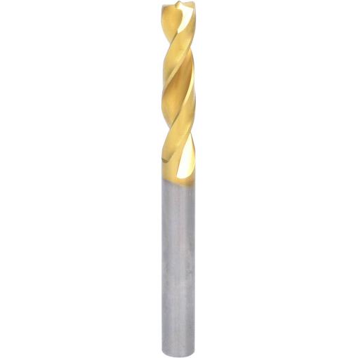 KS Tools 332.0206 Vrtačka HSSE-TiN s bodovým svahem, 6 mm