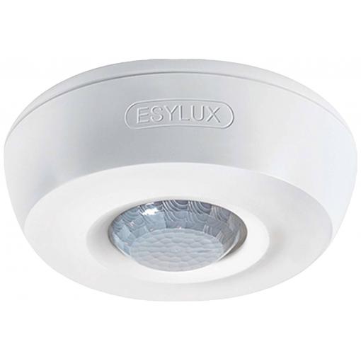 ESYLUX EB10431357 na strop, na omítku stropní detektor přítomnosti osob 360 ° bílá IP20