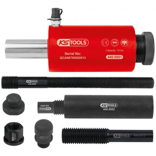 Sada tlakových hydraulických válců, 16 t, 10 ks KS Tools 440.0005