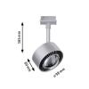 Paulmann Spot Aldan svítidla do lištových systémů (230 V) URail 8 W LED chrom (matný)