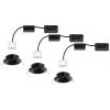 Paulmann 93083 Nova mini LED vestavné svítidlo, LED, 12 W, černá