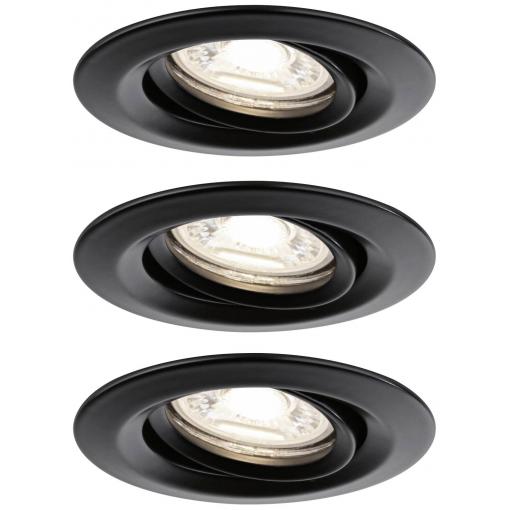 Paulmann 93083 Nova mini LED vestavné svítidlo, LED, 12 W, černá