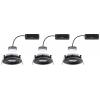 Paulmann 93082 Set Nova Plus LED vestavné svítidlo, LED, 6 W, černá