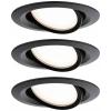 Paulmann 93082 Set Nova Plus LED vestavné svítidlo, LED, 6 W, černá