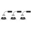 Paulmann 93081 Set Nova Plus LED vestavné svítidlo, LED, 18 W, černá