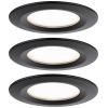 Paulmann 93081 Set Nova Plus LED vestavné svítidlo, LED, 18 W, černá